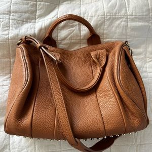 Alexander Wang Rocco Bag, Tan Pebbled Leather